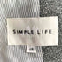 シンプルライフ SIMPLE LIFE ストレッチテーラードジャケット メンズ JPN:48