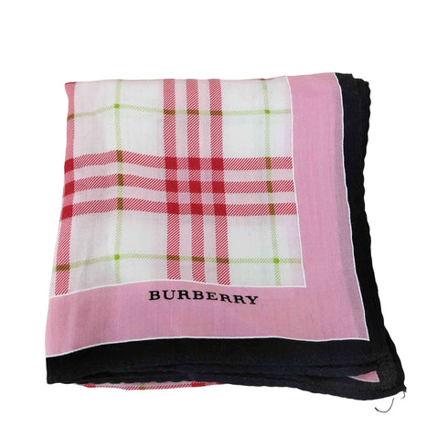 バーバリー BURBERRY チェック柄ハンカチ レディース