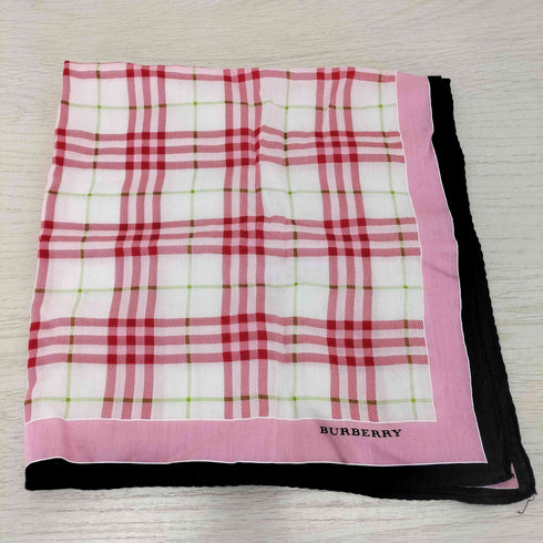 バーバリー BURBERRY チェック柄ハンカチ レディース