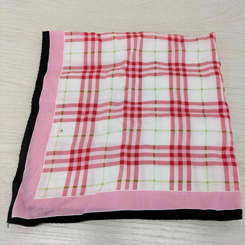 バーバリー BURBERRY チェック柄ハンカチ レディース