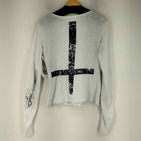 TYPE SHADE CROSS OF REBELLION LOMGT SHIRT WHITE y2K メンズ