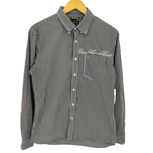 ボスヒューゴボス BOSS HUGO BOSS ギンガムチェック 長袖 シャツ メンズ import:L