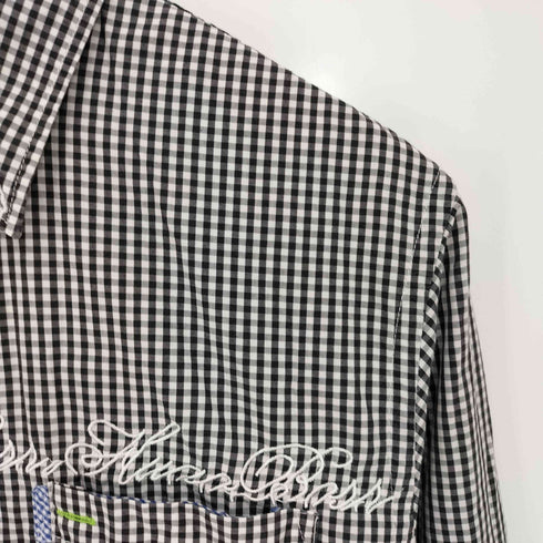 ボスヒューゴボス BOSS HUGO BOSS ギンガムチェック 長袖 シャツ メンズ import:L