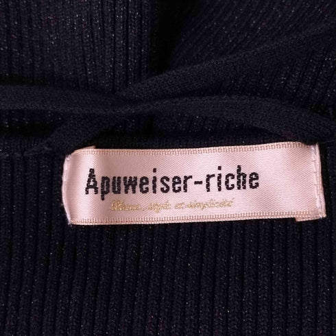アプワイザーリッシェ Apuweiser riche シアーティアードドッキングワンピース レディース