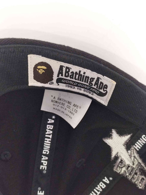 アベイシングエイプ A BATHING APE bape sta cap 星柄刺繍 ベースボールキャップ メンズ FREE