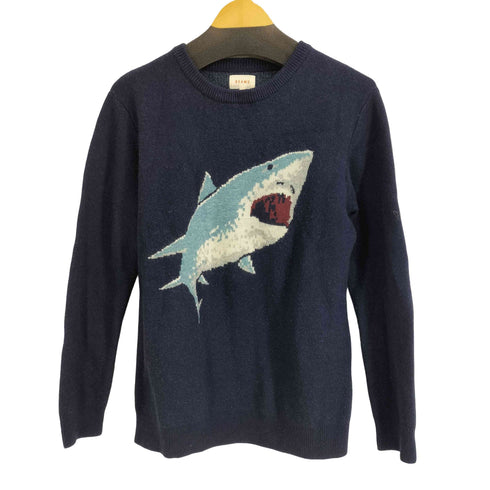ビームス BEAMS オリジナルデザインニット サメ メンズ import:L