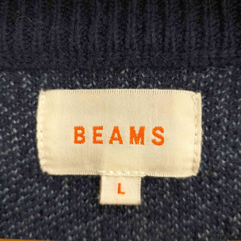 ビームス BEAMS オリジナルデザインニット サメ メンズ import:L
