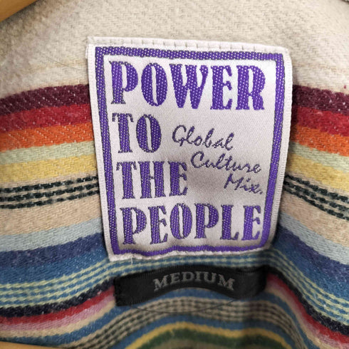 パワートゥザピープル POWER TO THE PEOPLE Fishtail Hoodie Jacket メンズ M