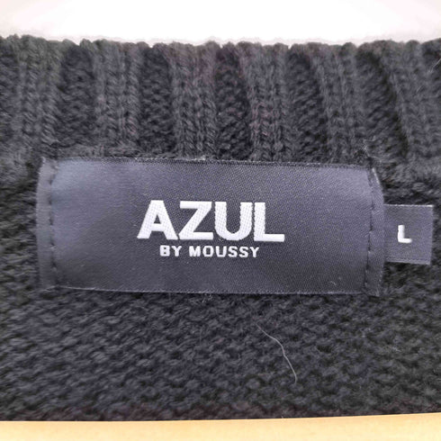 アズールバイマウジー AZUL by moussy ティッチカクテル カラーニット メンズ import:L