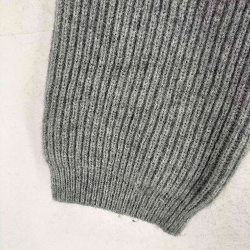 フルギ Didot.showroom ダブルジップクロップドドライバーズニット レディース F