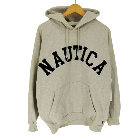 ノーティカ NAUTICA アーチロゴ刺繍 フーデット プルオーバー パーカー メンズ JPN:L