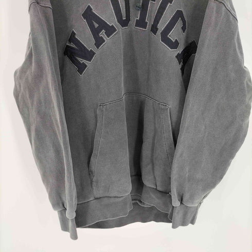 ノーティカ NAUTICA アーチロゴ刺繍 フーデット プルオーバー パーカー メンズ JPN:L