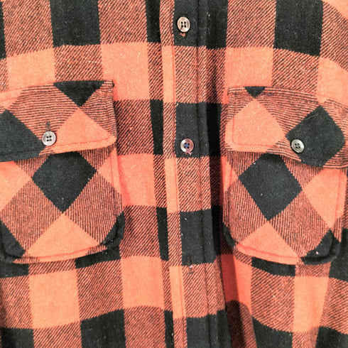 SEARS KING ROAD 70S バッファローチェック ウール シャツ メンズ import:M