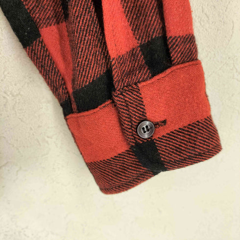 SEARS KING ROAD 70S バッファローチェック ウール シャツ メンズ import:M