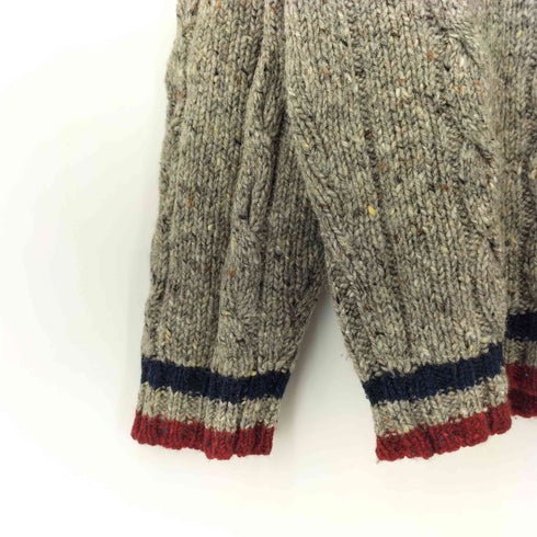 HOWLIN' ケーブル編み Vネックセーター メンズ import:XS