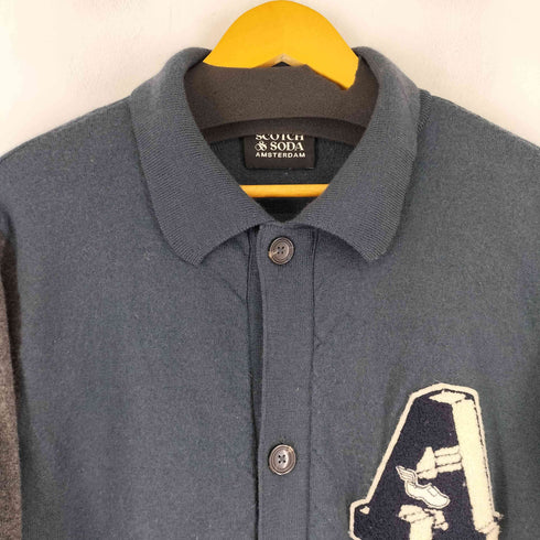 スコッチアンドソーダ SCOTCH&SODA ワッペン付き カーディガン メンズ