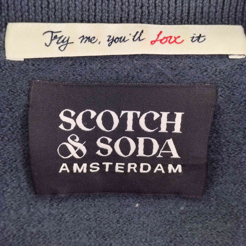 スコッチアンドソーダ SCOTCH&SODA ワッペン付き カーディガン メンズ