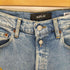 リプレイ REPLAY BEE MY DENIM M9Z1 STRAIGHT FIT フロッキープリントカスタムデニム メンズ W32 L32