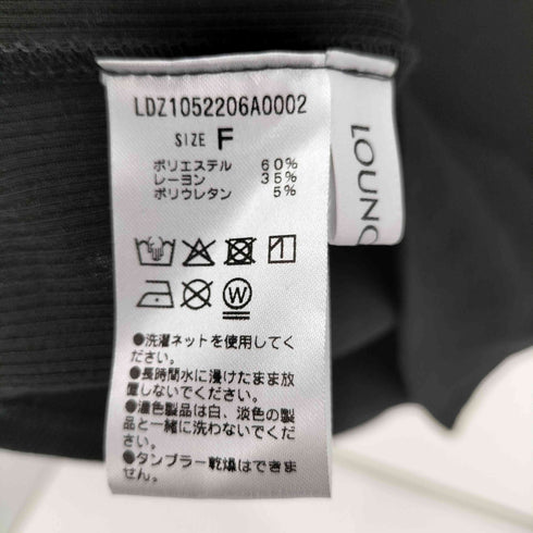 ラウンジドレス Loungedress 26SS BASIC テレコ ロンT レディース F