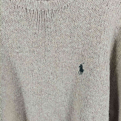 ポロバイラルフローレン Polo by RALPH LAUREN ポニー刺繍 リネン混 コットンニット トップス メンズ
