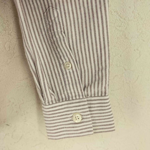 メゾンキツネ MAISON KITSUNE OX ストライプシャツ メンズ 34