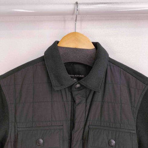 バナナリパブリック BANANA REPUBLIC フリース切替キルティングジャケット メンズ import:M