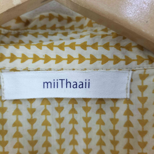 miiThaaii ミーターイー 総柄シャツ レディース