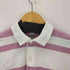 アイゾッドラコステ IZOD LACOSTE フロントロゴ ボーダー鹿の子ポロシャツ メンズ JPN:M