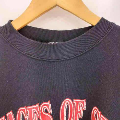 タルテックス TULTEX 90s USA製 フロントプリント スウエットトレーナー メンズ XL
