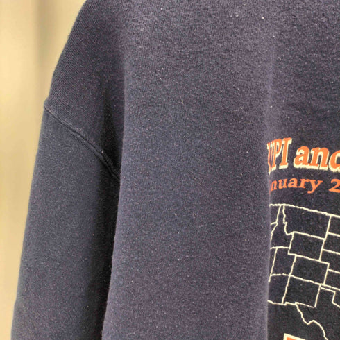 ラッセルアスレチック RUSSELL ATHLETIC 90s USA製 フロントプリント スウエットトレーナー メンズ XL
