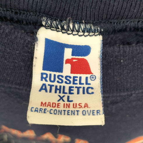 ラッセルアスレチック RUSSELL ATHLETIC 90s USA製 フロントプリント スウエットトレーナー メンズ XL