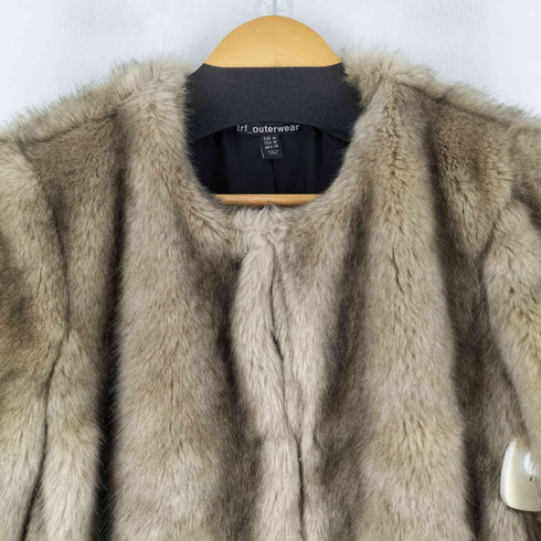ザラ ZARA TRF フェイクファージャケット レディース import:M