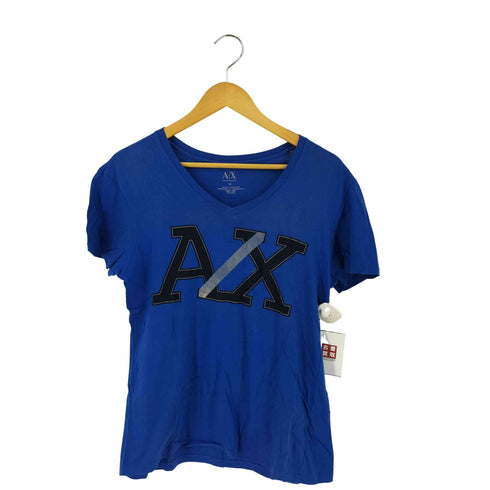 アルマーニエクスチェンジ ARMANI EXCHANGE ロゴプリントVネックカットソー メンズ import:M