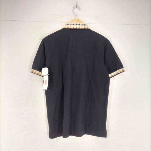 ダックス DAKS 襟袖チェックポロシャツ メンズ M