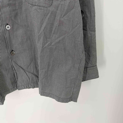 コムデギャルソンオム COMME des GARCONS HOMME 90s AD1996 97ss 田中オム ブロック刺繍 L/S チェック シャツ メンズ