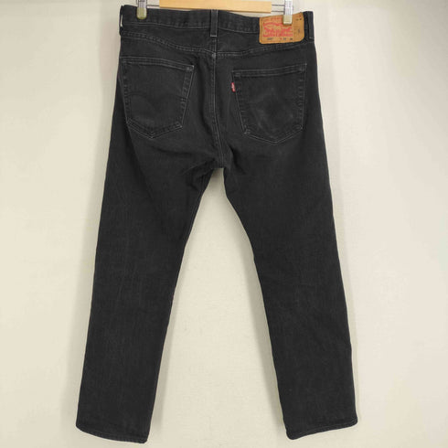 リーバイス Levis 00S 501ストレートブラックデニムパンツ ボタン裏4090 後染め メンズ 33/30