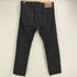 リーバイス Levis 00S 501ストレートブラックデニムパンツ ボタン裏4090 後染め メンズ 33/30