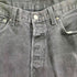 リーバイス Levis 00S 501ストレートブラックデニムパンツ ボタン裏4090 後染め メンズ 33/30