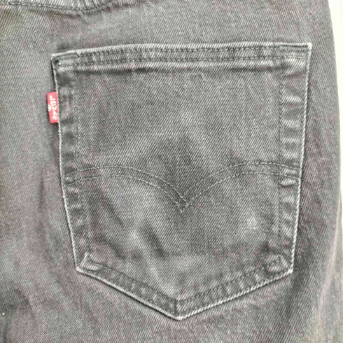 リーバイス Levis 00S 501ストレートブラックデニムパンツ ボタン裏4090 後染め メンズ 33/30