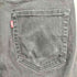 リーバイス Levis 00S 501ストレートブラックデニムパンツ ボタン裏4090 後染め メンズ 33/30