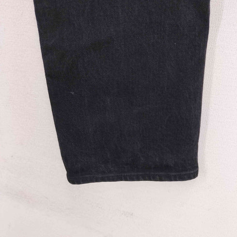 リーバイス Levis 00S 501ストレートブラックデニムパンツ ボタン裏4090 後染め メンズ 33/30