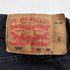 リーバイス Levis 00S 501ストレートブラックデニムパンツ ボタン裏4090 後染め メンズ 33/30
