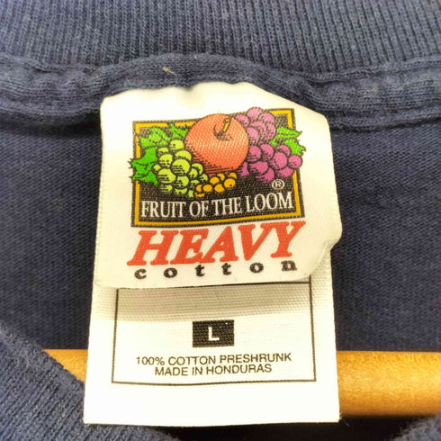 フルーツオブザルーム FRUIT OF THE LOOM VANDALIZM フロントプリントクルーネックTシャツ メンズ L