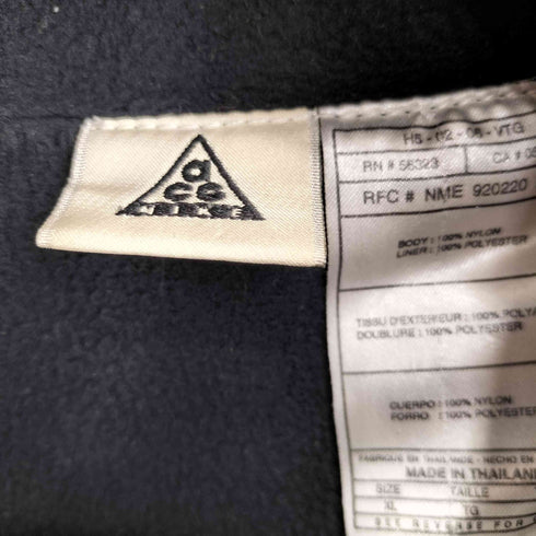 ナイキエーシージー NIKE ACG 90S フリースライナーナイロンジャケット メンズ import:XL