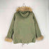 MERCURYBIJOU racoon fur ラクーンファー付モッズコート sweet レディース F