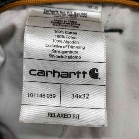 カーハート Carhartt RELAXED FIT リップストップ カーゴ パンツ メンズ 34x32