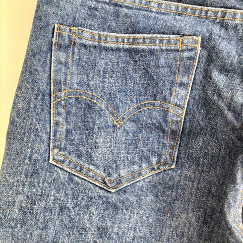 リーバイス Levis 86年製 701 BACK STRAP JEANS 赤耳 ボタン裏J22 メンズ 32