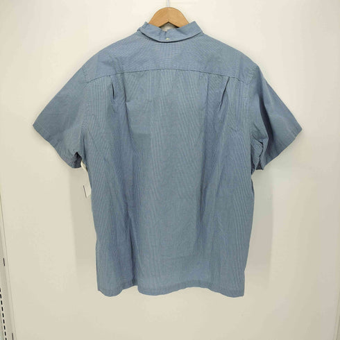 ラルフローレン RALPH LAUREN 90S BOB CAMP マイクロ チェックS/S オープンカラー 切り替え ボタンダウン シャツ メンズ import:XL