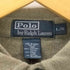 ポロバイラルフローレン Polo by RALPH LAUREN 90S スウェット生地 L/S ミリタリー ワーク シャツ メンズ import:L
