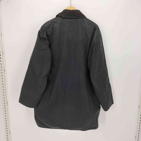 バブアー Barbour 90S 英国製 3ワラント BORDER JACKET ボーダー オイルドジャケット 93年製 メンズ C44/112cm